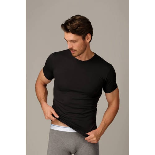 Bamigo ondershirt Smith met bamboe (set van 2) zwart afbeelding