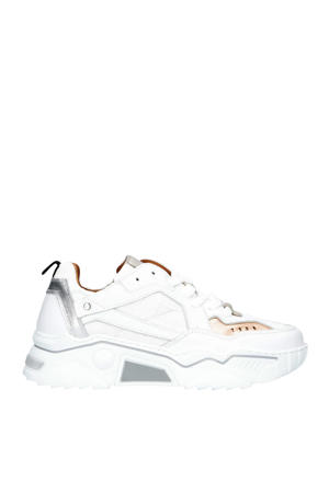 Pluto chunky leren sneakers rosé/wit