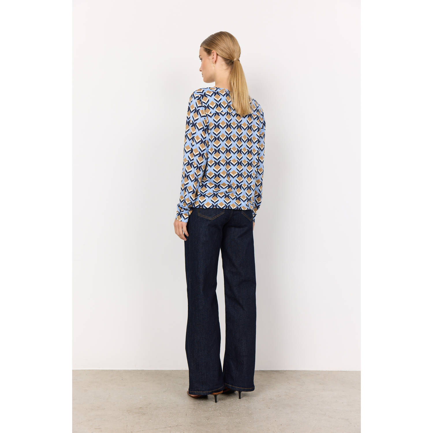 Soyaconcept blousetop blauw