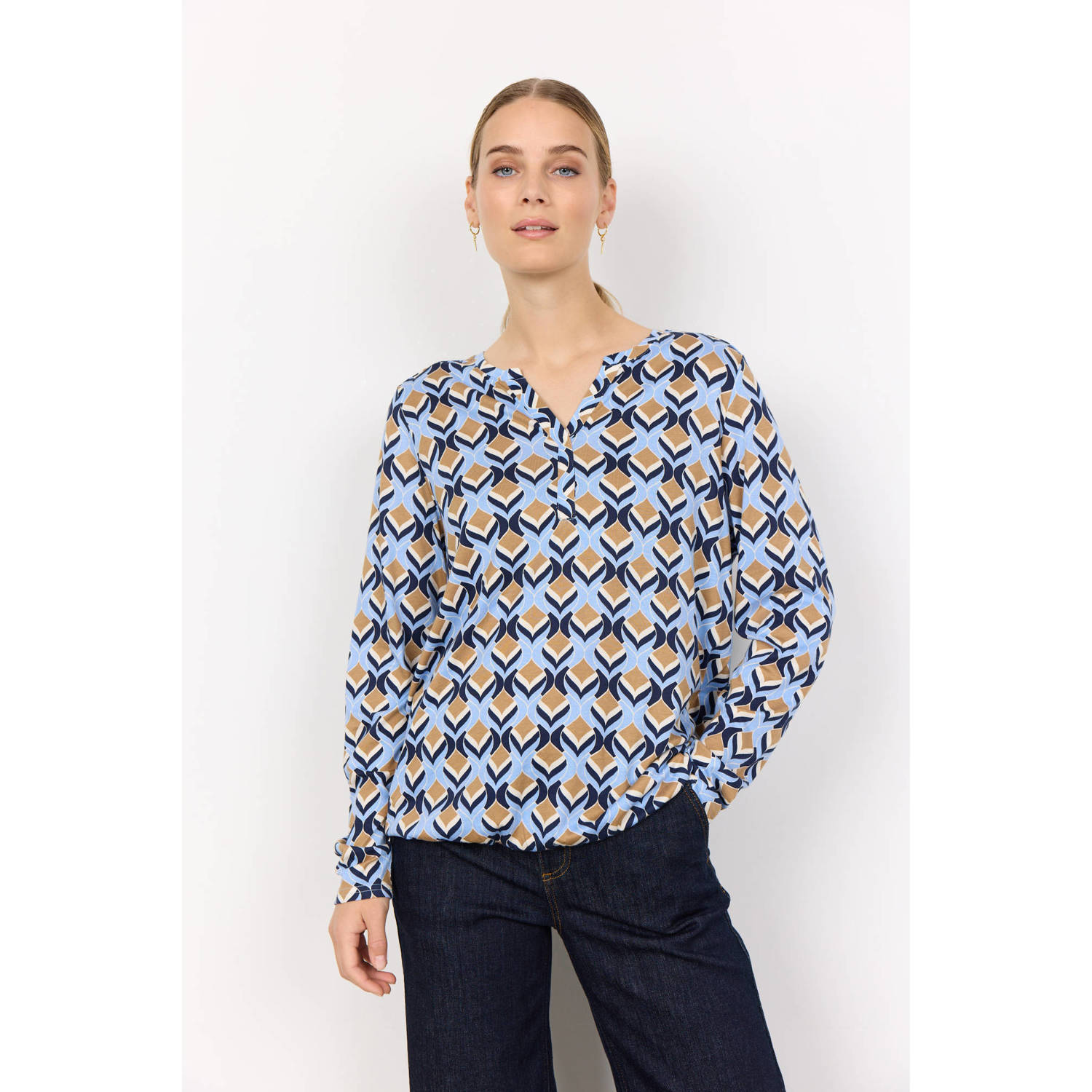 Soyaconcept blousetop blauw