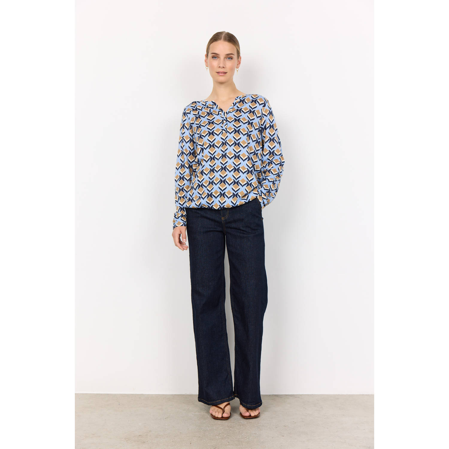 Soyaconcept blousetop blauw