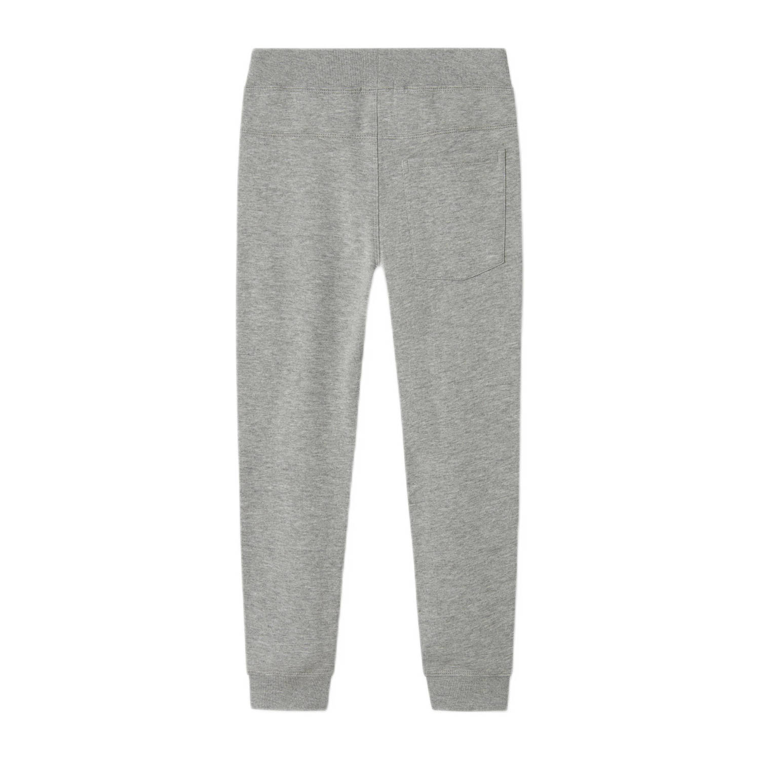 NAME IT KIDS joggingbroek grijs melange