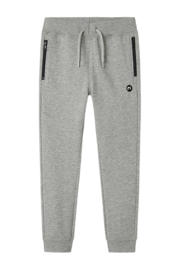 thumbnail: Grijs melange jongens NAME IT KIDS joggingbroek melange van sweat materiaal met elastische tailleband met koord en effen
