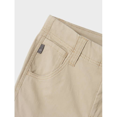NAME IT KIDS regular fit cargo broek beige afbeelding