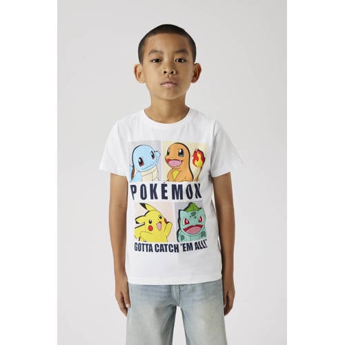 NAME IT KIDS Pokemon T-shirt wit afbeelding