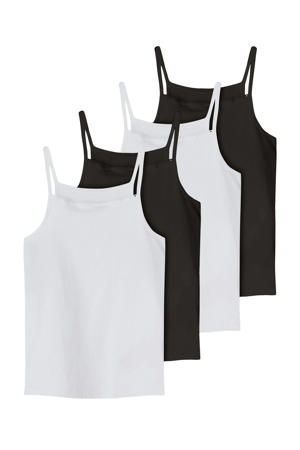 hemd - zwart/wit (set van 4)