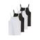 NAME IT KIDS hemd - zwart/wit (set van 4)