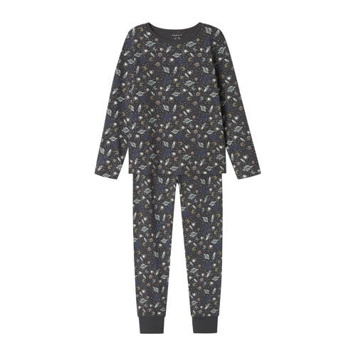 NAME IT KIDS pyjama NKMNIGHTSET IRON SPACE grijs afbeelding