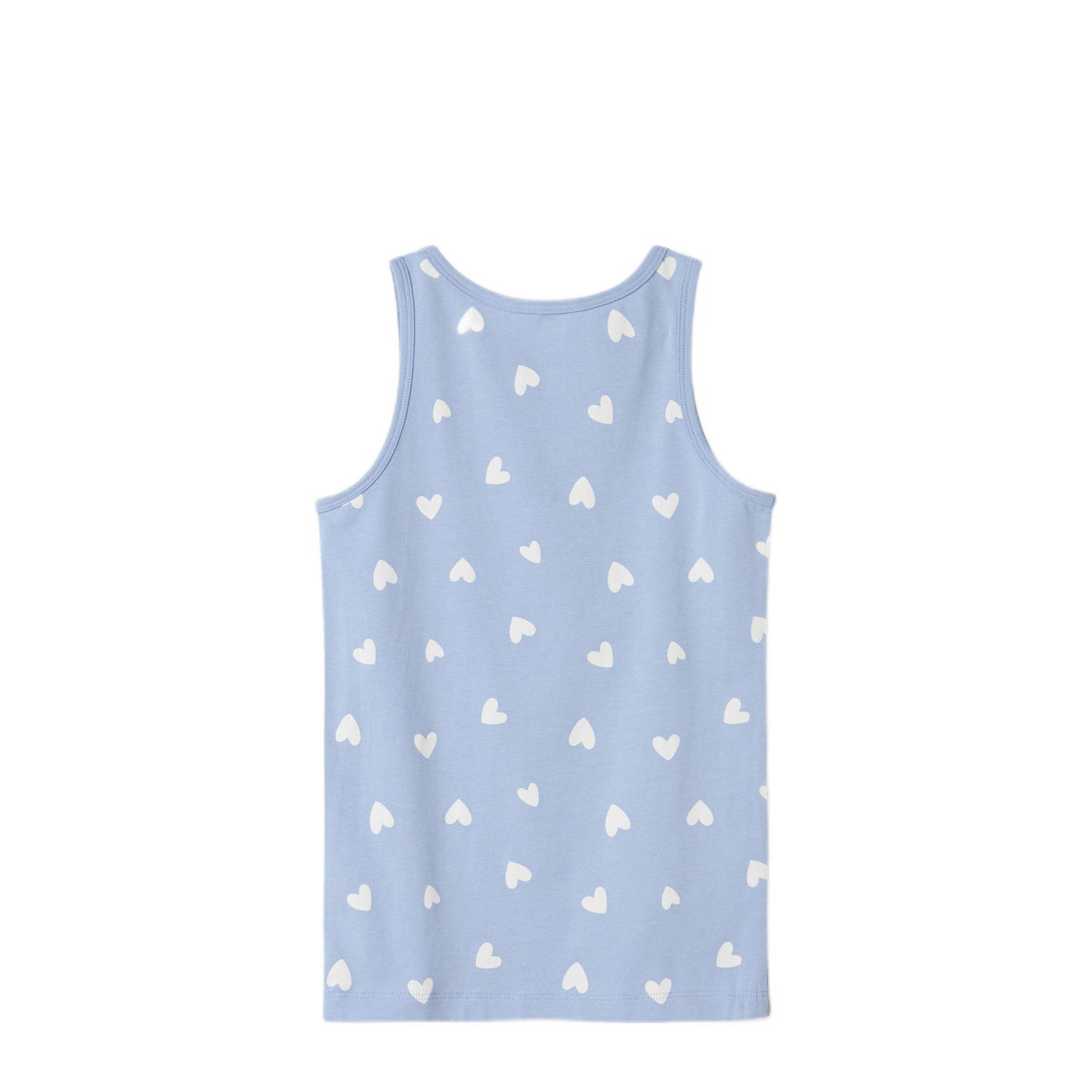 NAME IT KIDS hemd set van 4 zachtblauw donkerblauw roze