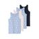 NAME IT KIDS hemd - zachtblauw/donkerblauw/roze (set van 4)