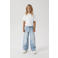 NAME IT KIDS wide leg jeans light blue bleached