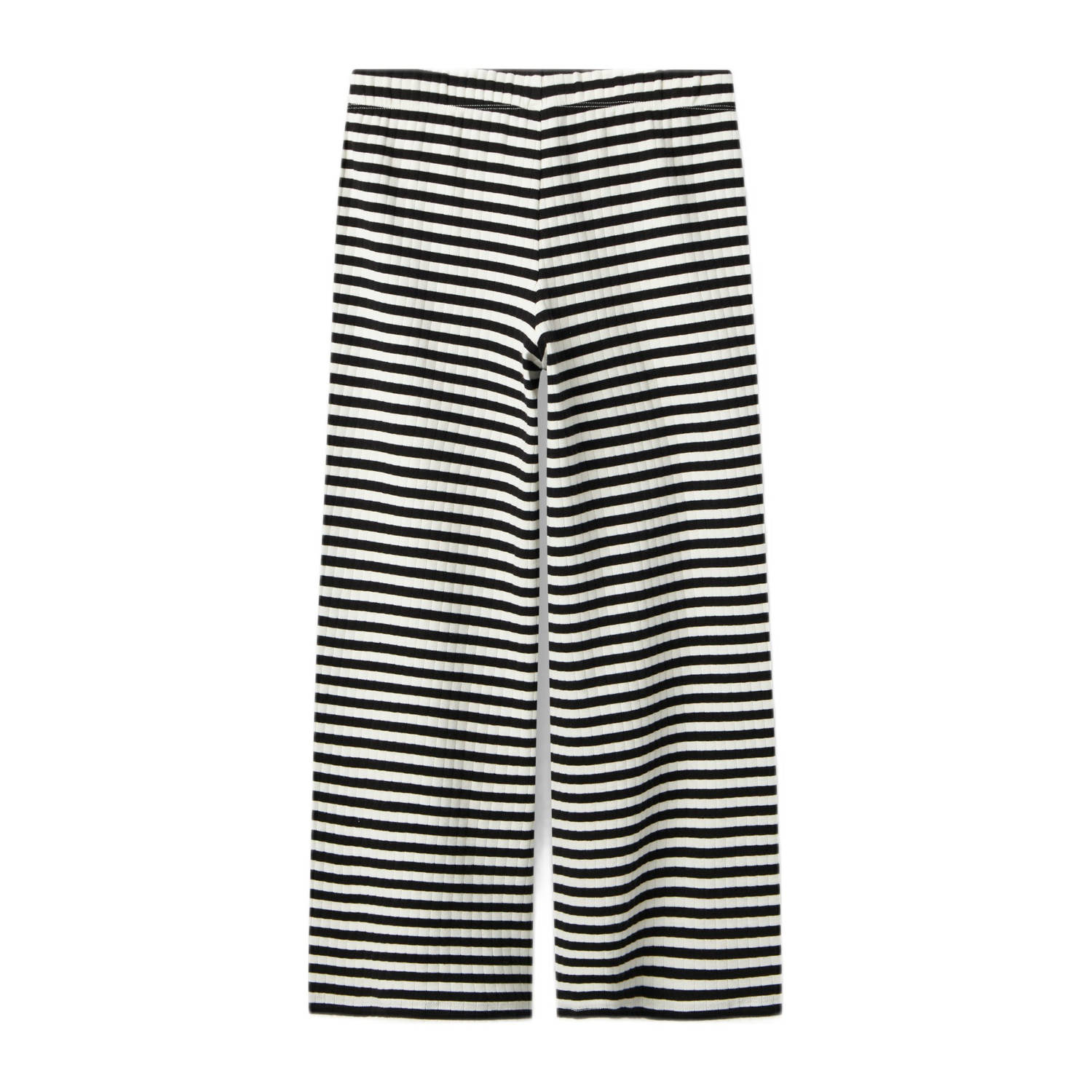 NAME IT KIDS straight casual broek zwart