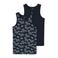 NAME IT KIDS hemd Game - donkerblauw (set van 2)