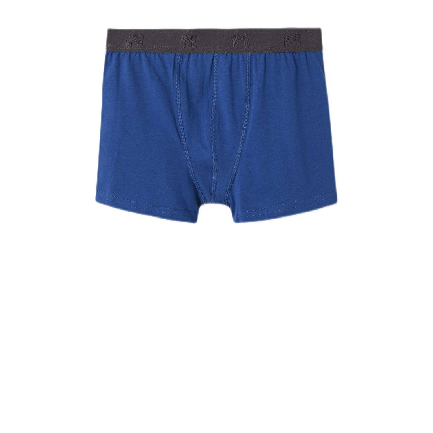 NAME IT KIDS boxershort Iron Space set van 3 donkergrijs blauw