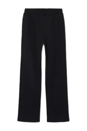 straight casual broek zwart