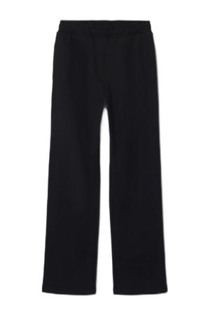 straight casual broek zwart