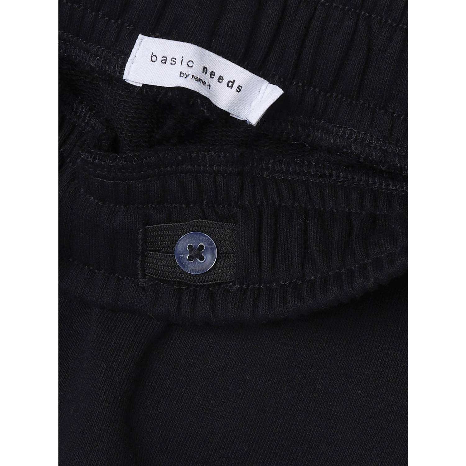 NAME IT KIDS straight casual broek zwart