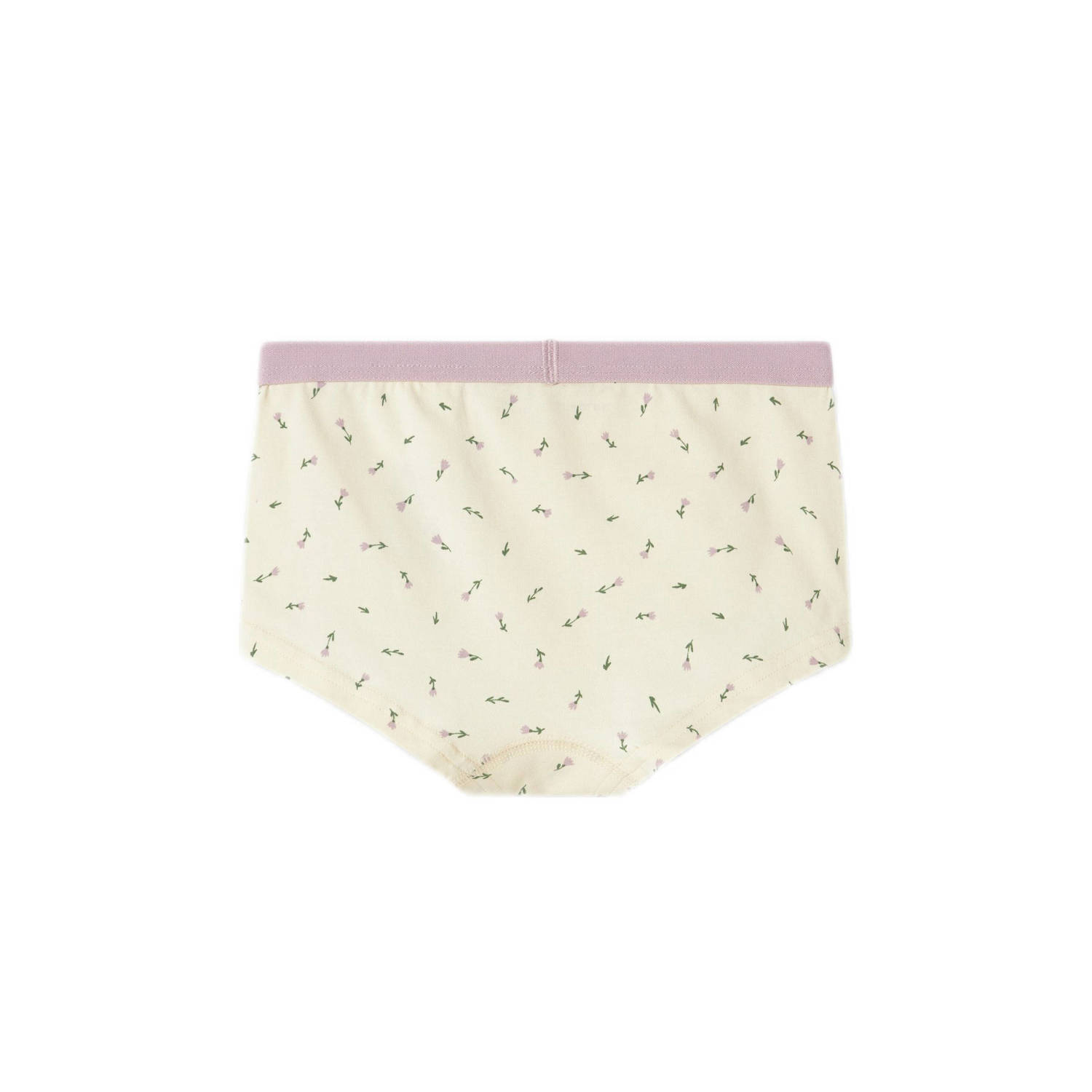 NAME IT KIDS hipster set van 6 ecru lila paars