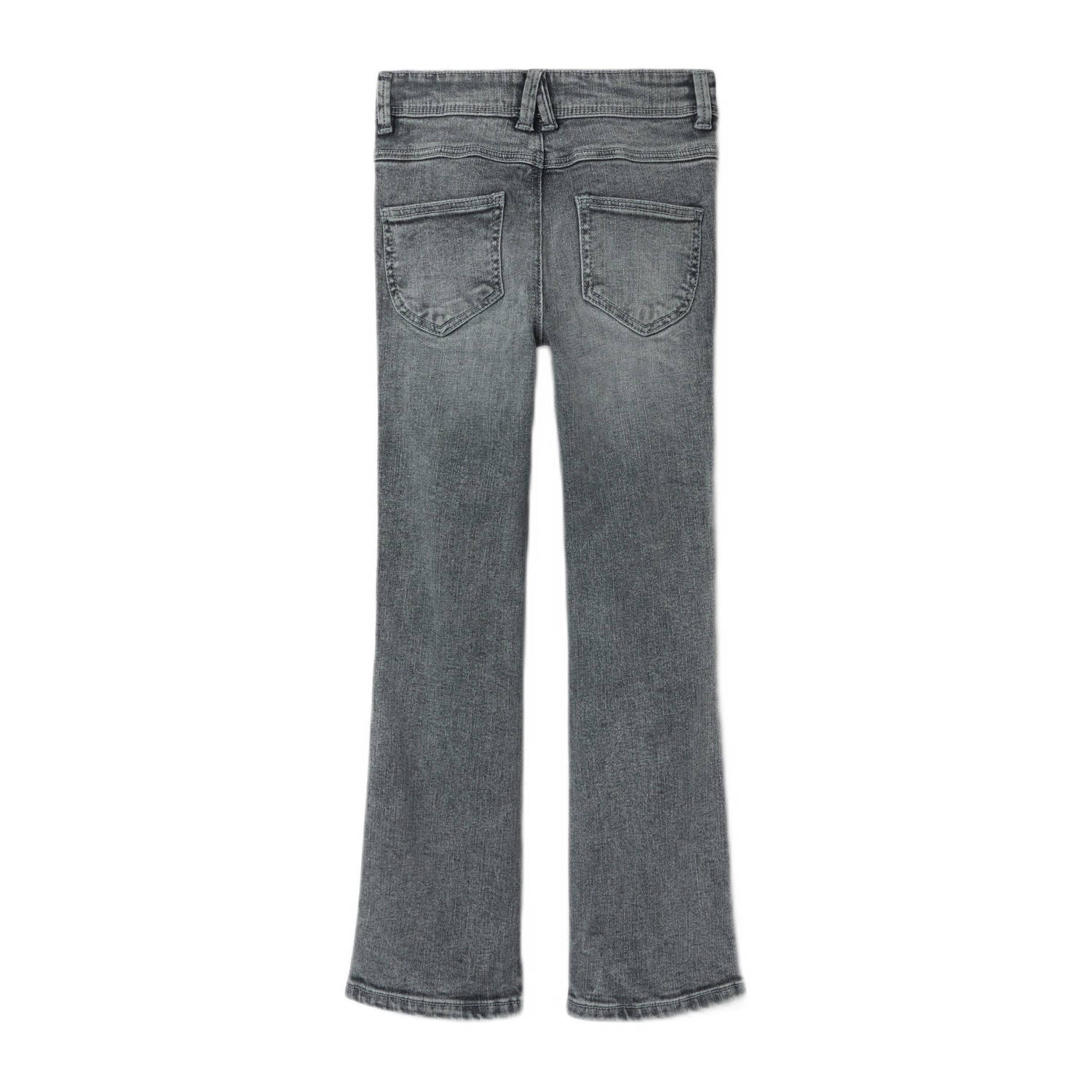 NAME IT KIDS bootcut jeans light grey denim