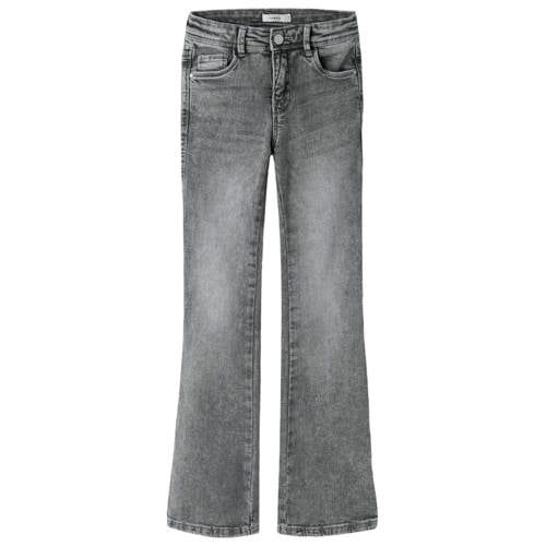 NAME IT KIDS bootcut jeans light grey denim afbeelding