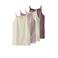 NAME IT KIDS hemd NKFSTRAP - lila/ecru (set van 4)