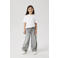 NAME IT KIDS wide leg jeans NKFROSE light grey denim