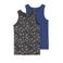 NAME IT KIDS hemd NKMTANK - donkergrijs/blauw (set van 2)