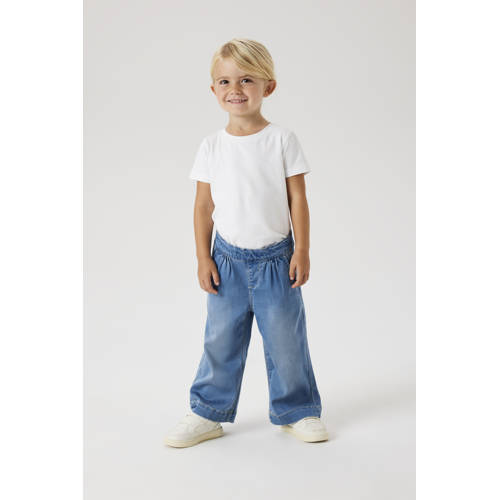 NAME IT MINI wide leg jeans NMFBELLA medium blue denim afbeelding