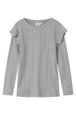 longsleeve grijs melange