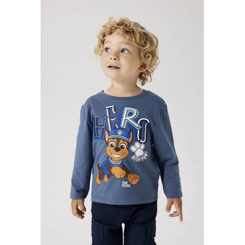 NAME IT MINI Paw Patrol longsleeve blauw afbeelding
