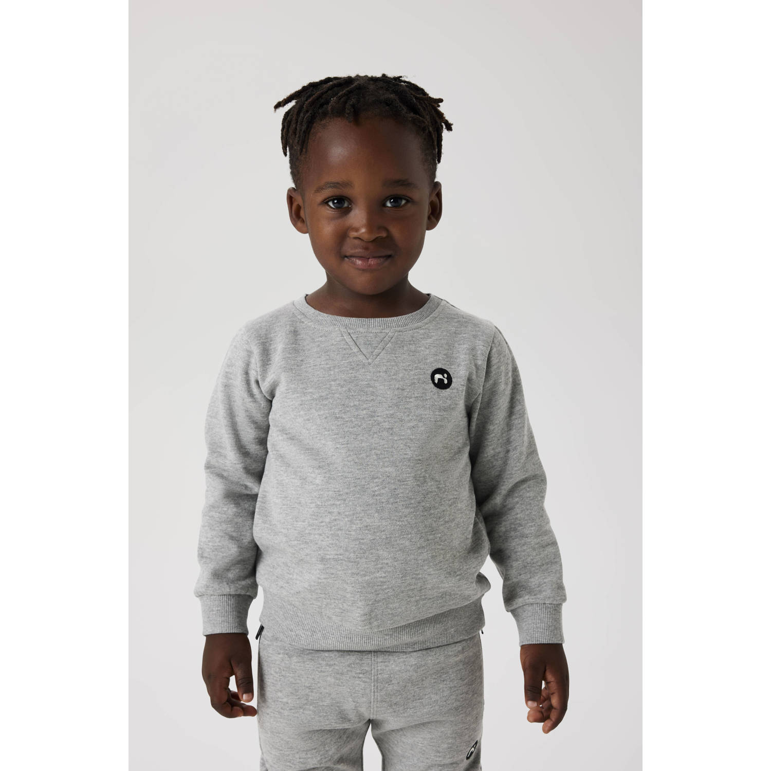 NAME IT MINI sweater NMMVIMO grijs melange