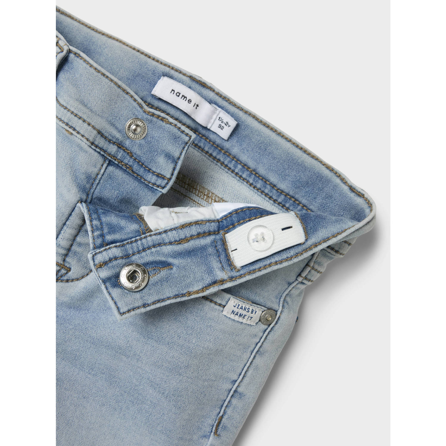 NAME IT MINI slim fit jeans NMMSILAS light blue bleached