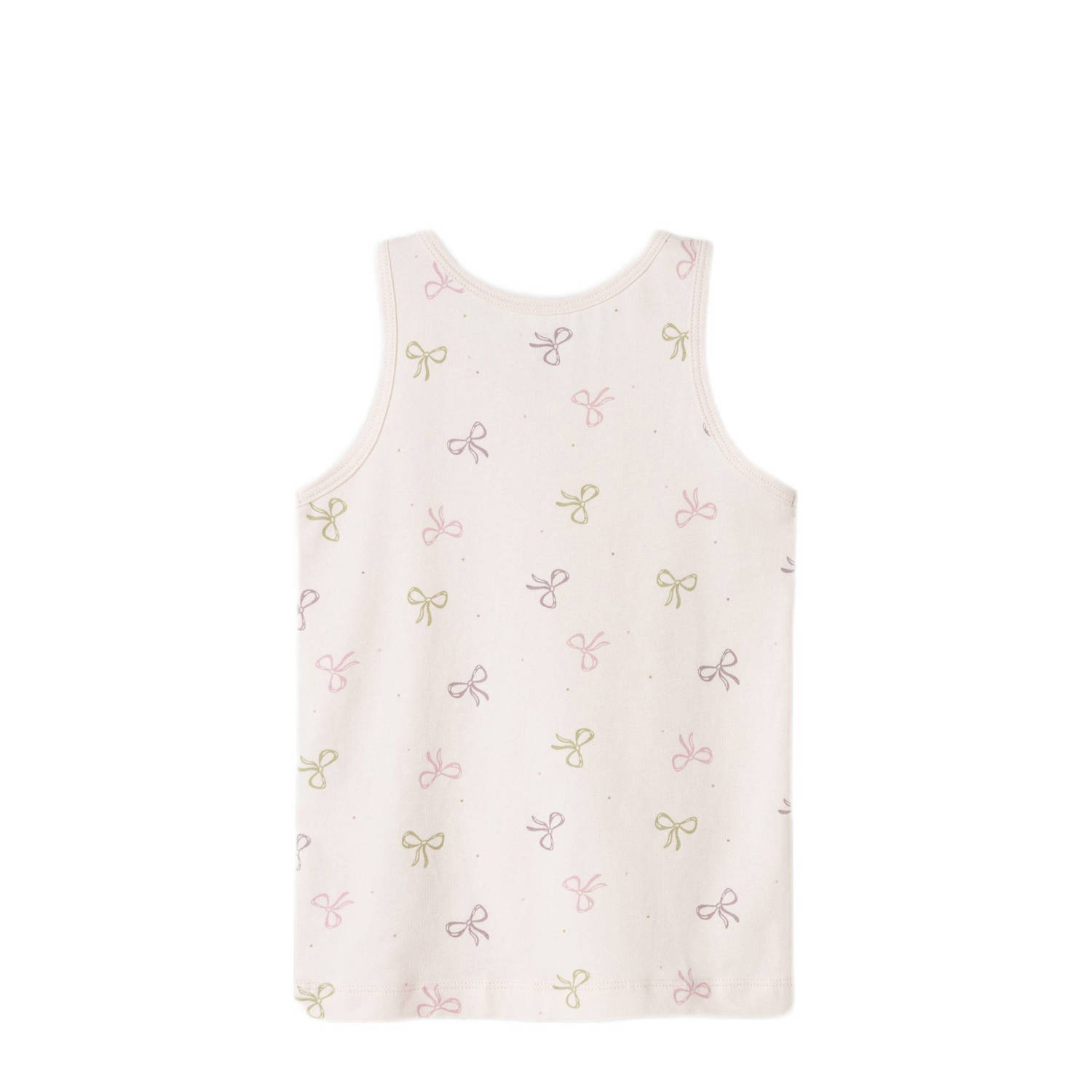 NAME IT MINI hemd met strikjes dessin set van 2 roze mauve
