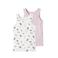 NAME IT MINI hemd - roze/ecru (set van 2)