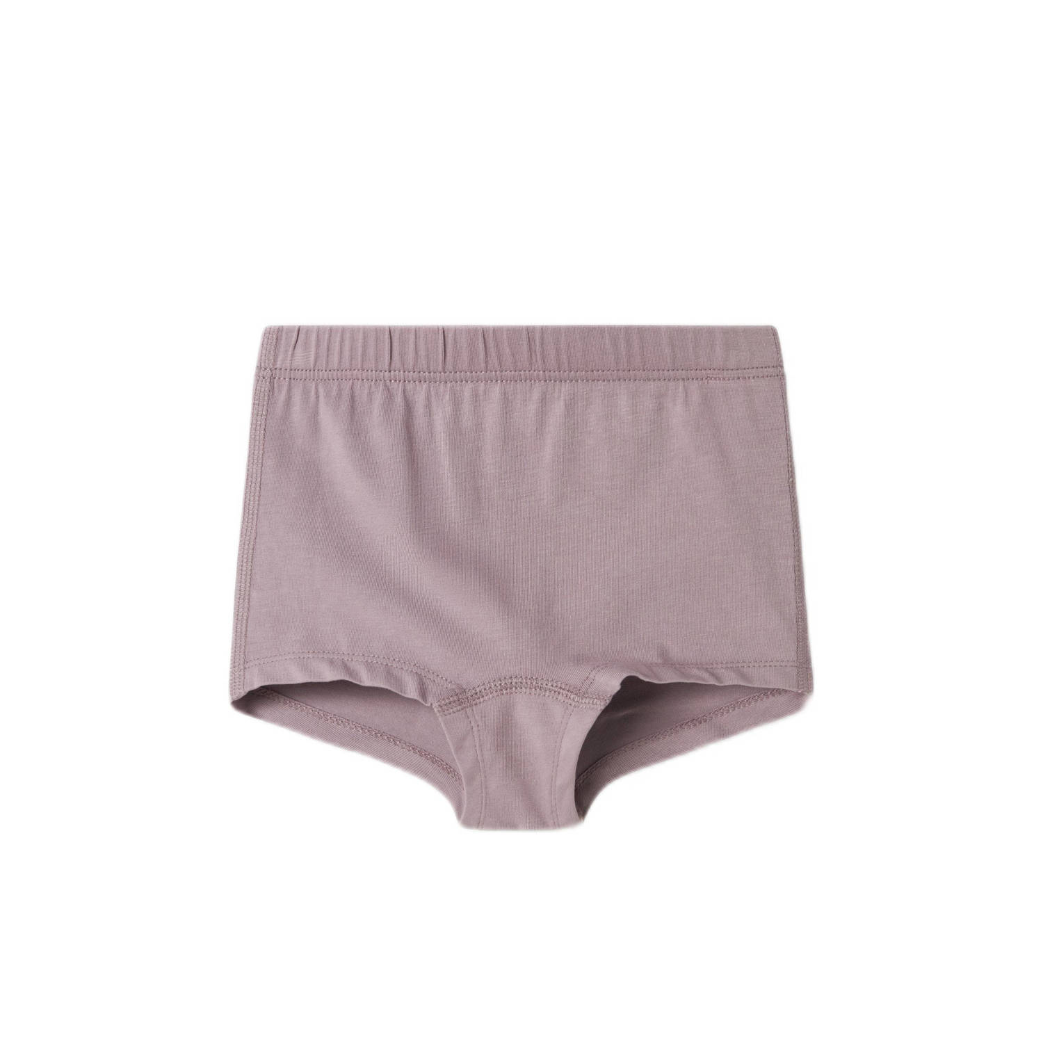 NAME IT MINI short set van 3 met strikjes dessin roze mauve