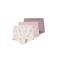 NAME IT MINI short - met strikjes dessin roze/mauve (set van 3)