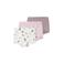 NAME IT MINI short - met vlinders roze/mauve/ecru (set van 3)