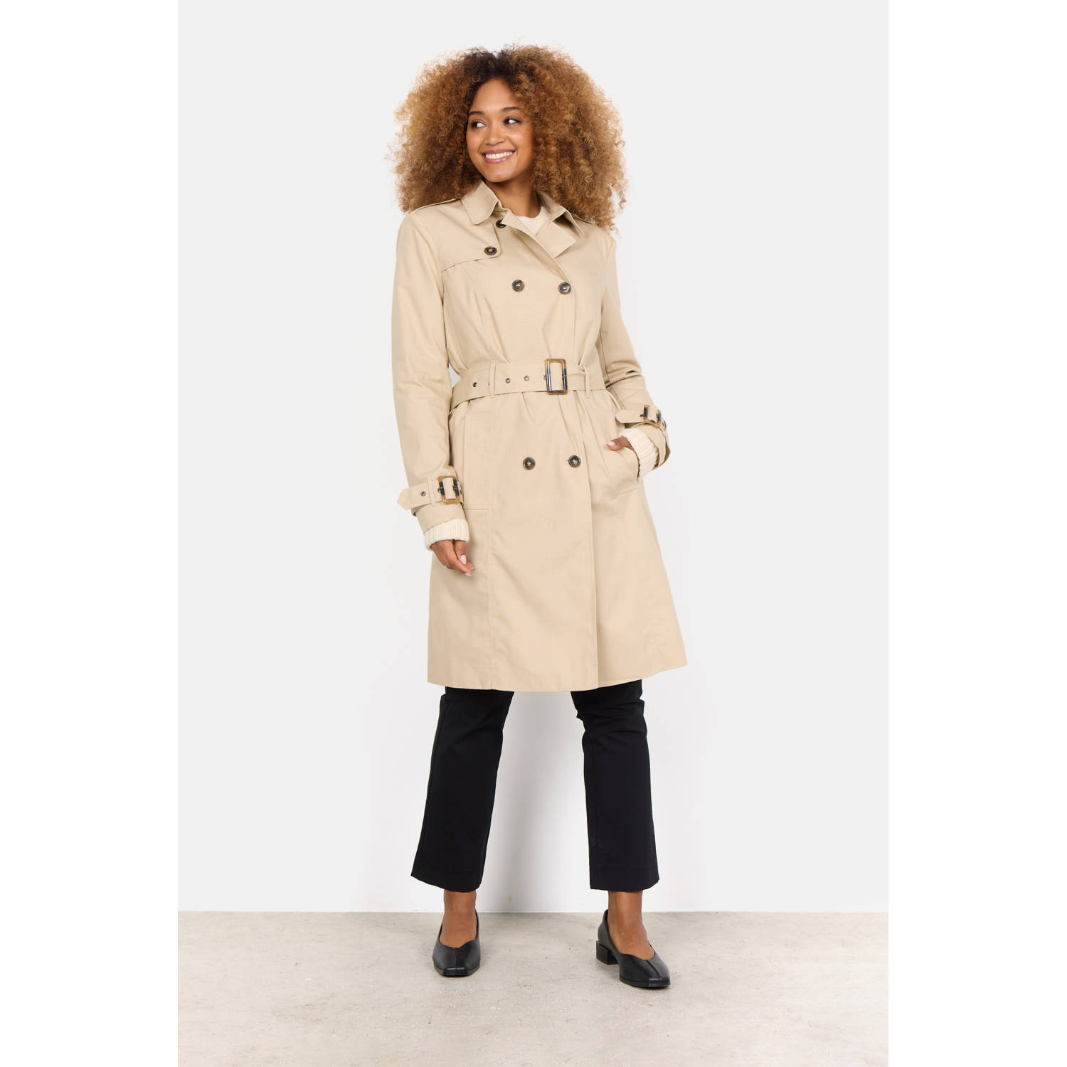 Soyaconcept trenchcoat zand