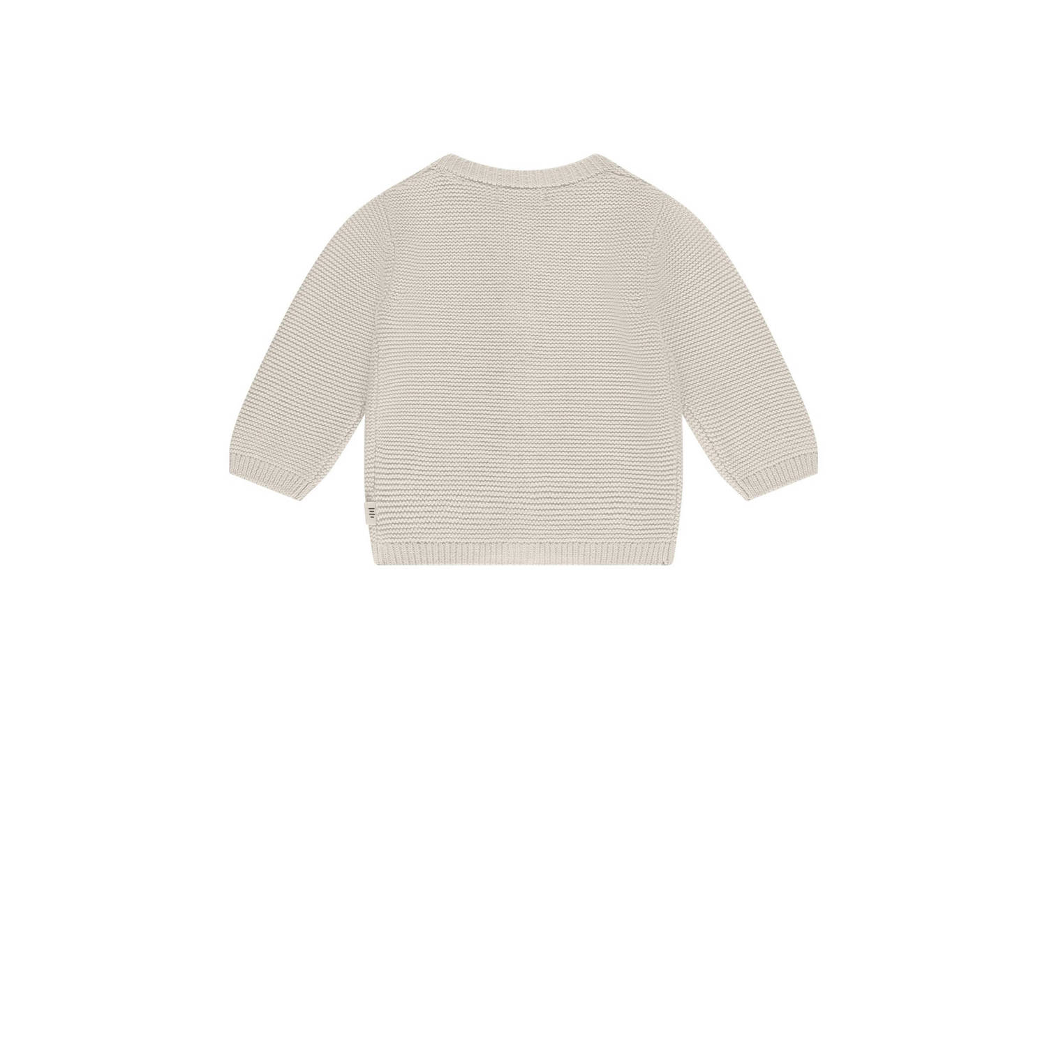 A Tiny Story vest ecru grof gebreid
