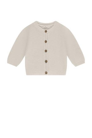 vest ecru grof gebreid