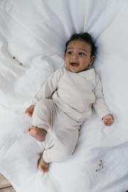 thumbnail: A Tiny Story gebreide baby slofjes ecru