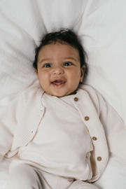 thumbnail: A Tiny Story gebreide baby slofjes ecru