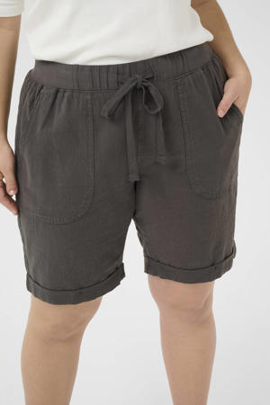 loose regular waist casual short antraciet