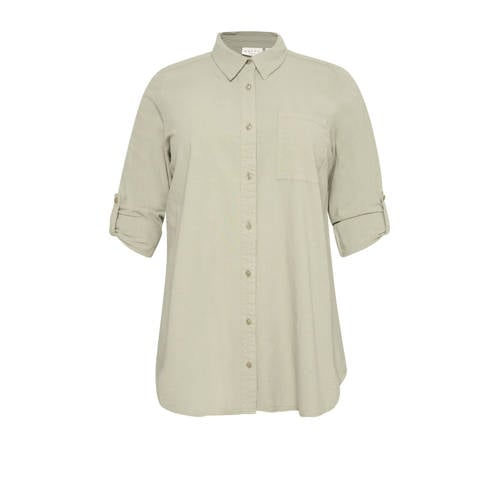 Kaffe Curve blouse limegroen afbeelding