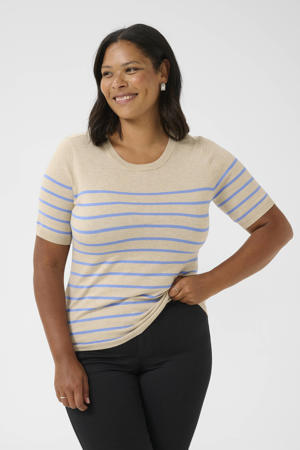 top zand/blauw