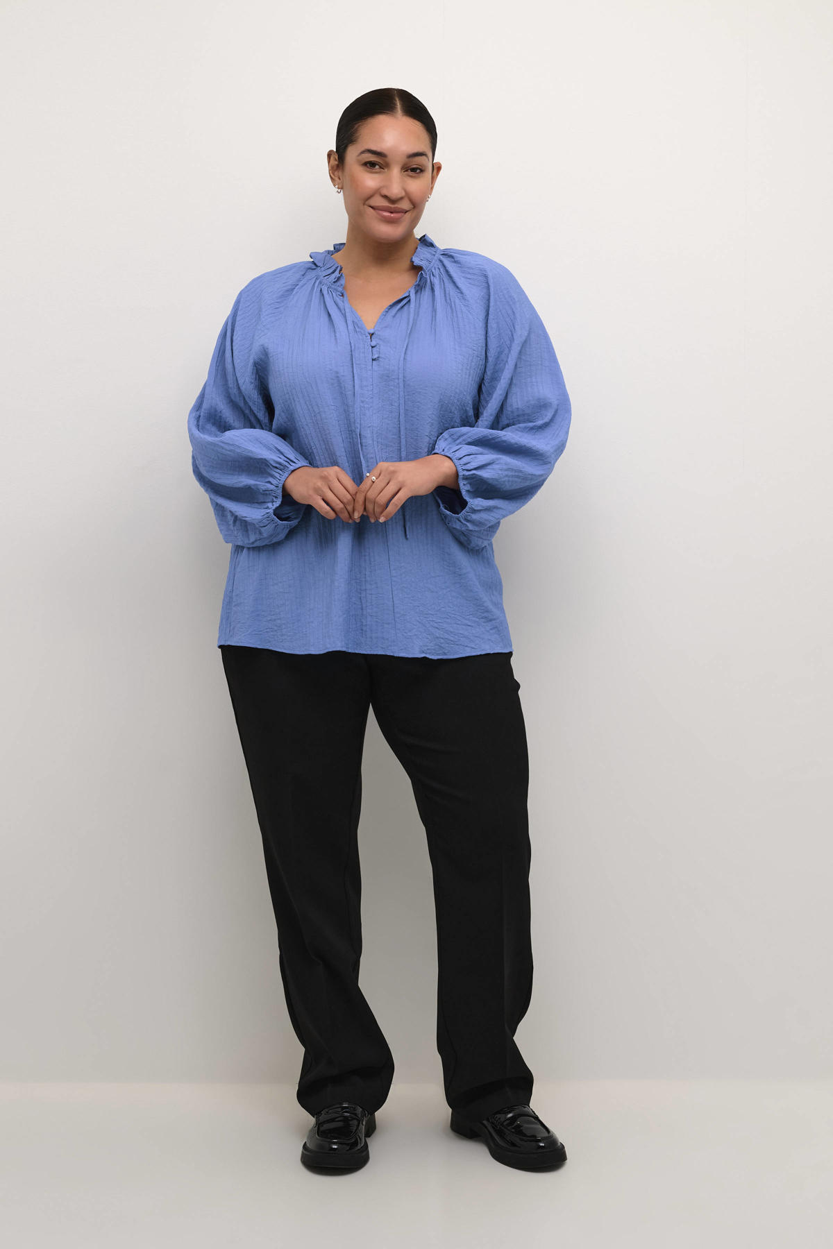 Kaffe Curve Penelopia Blouse in Green
