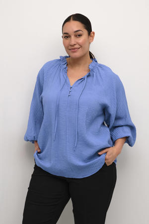 blousetop blauw