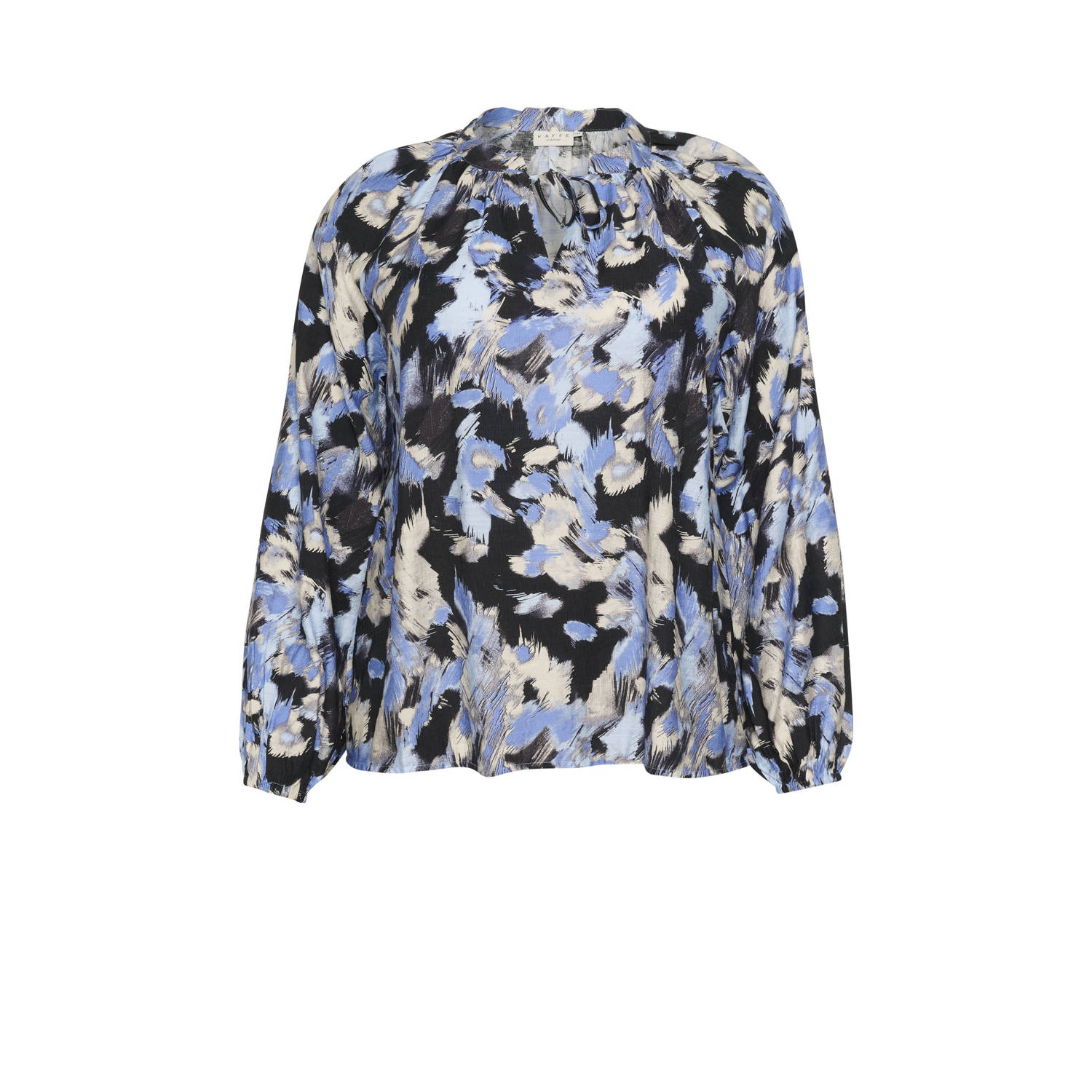 Kaffe Curve blousetop blauw