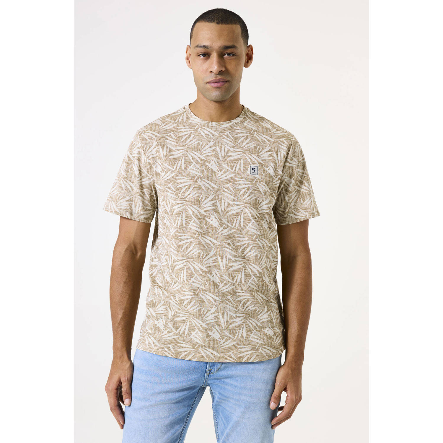 Garcia T-shirt lichtbruin
