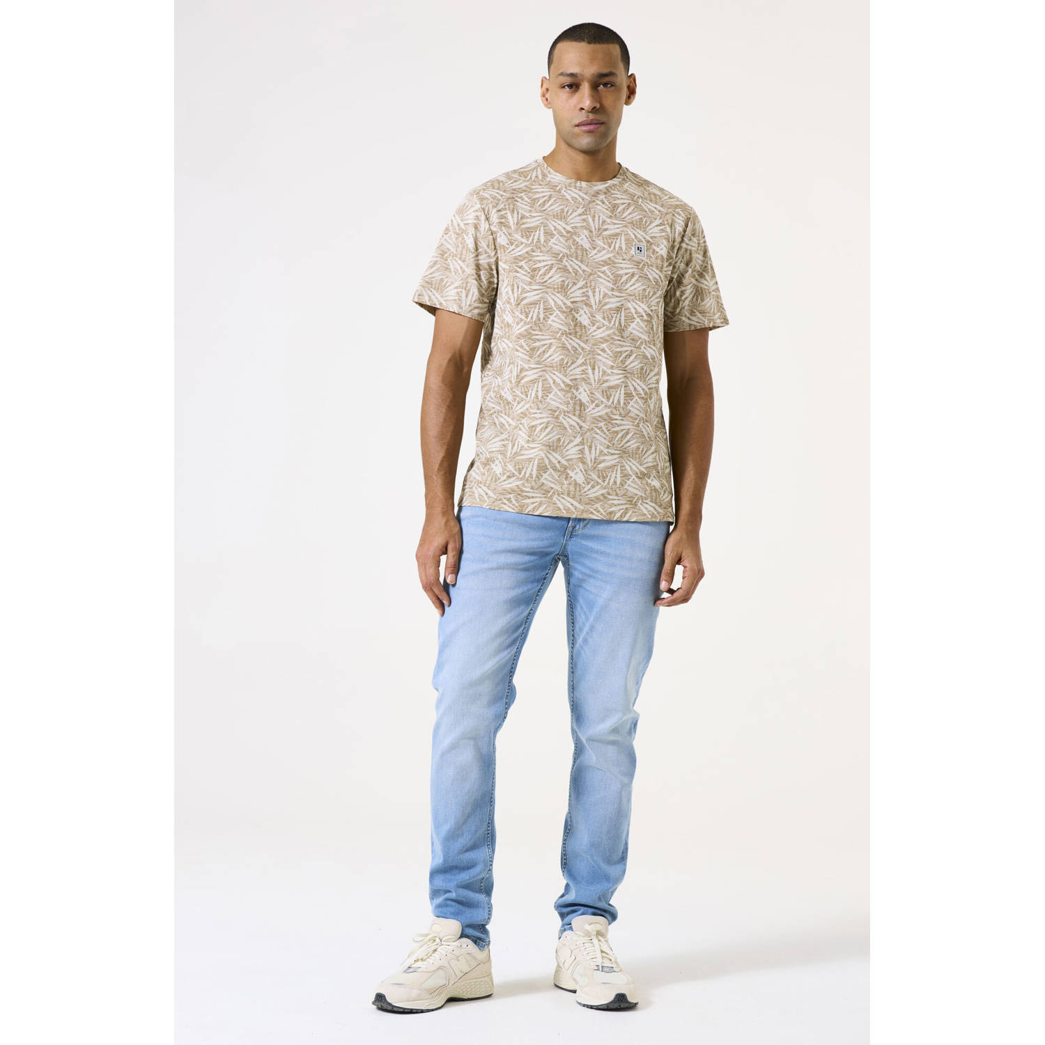 Garcia T-shirt lichtbruin